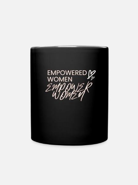 ,,Femmes autonomes, femmes autonomes''T-shirt motivant - Mug uni - noir
