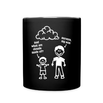 Developer, Coden, Computer Geek, Web Developer, Geek - Full Colour Mug - black - Front