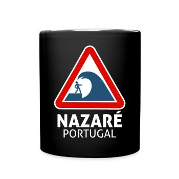 Nazare (dark) - Full Colour Mug - black - Front