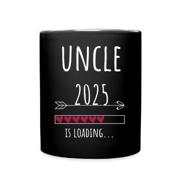 Annonce de la grossesse Future Uncle 2025 - Mug uni - noir - Devant