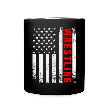 Lutte - Mug uni - noir - Devant