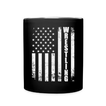 Ringen - Tasse einfarbig - Schwarz - Vorne
