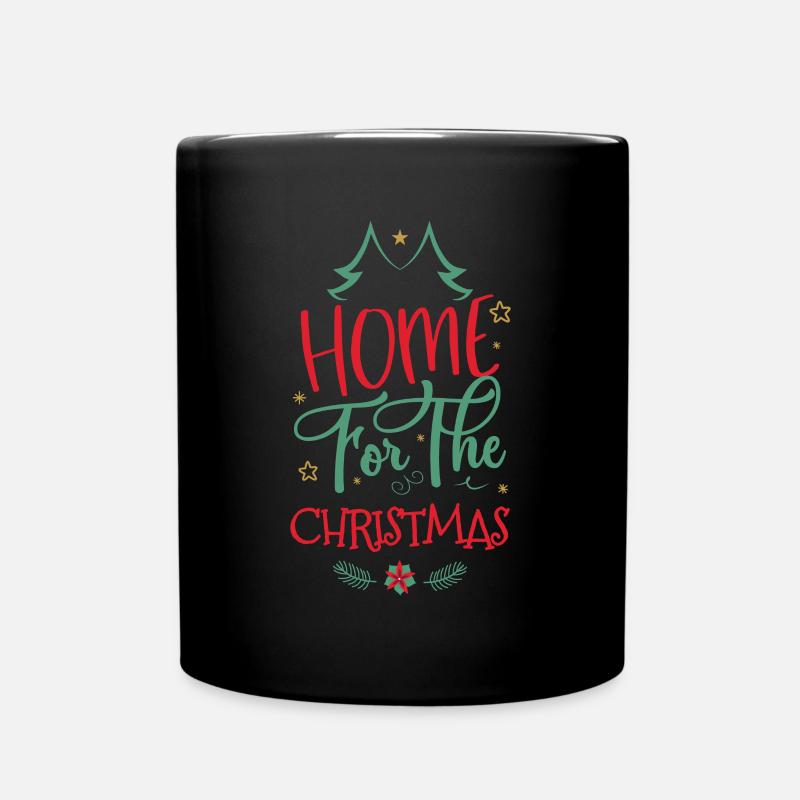 Home for the Christmas - Full Colour Mug - black