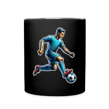 Football Joueurs de football - Mug uni - noir - Devant