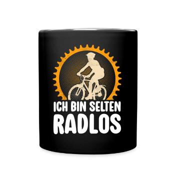 Rarement vélo sans roues vélo de montagne vélo de route vélo - Mug uni - noir - Devant