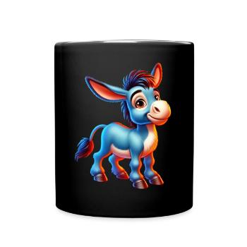 Donkey Mule - Full Colour Mug - black - Front