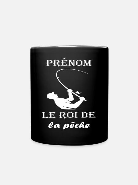 Le roi de la pêche idée cadeau - Mug uni - noir