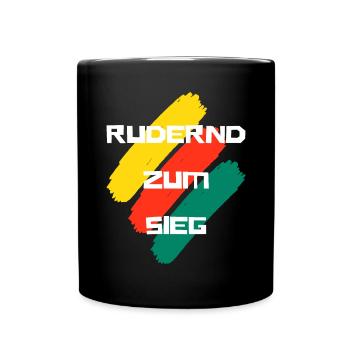 Rowing to victory - Full Colour Mug - black - Front