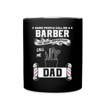 Coiffeur Cutter - Mug uni - noir - Devant