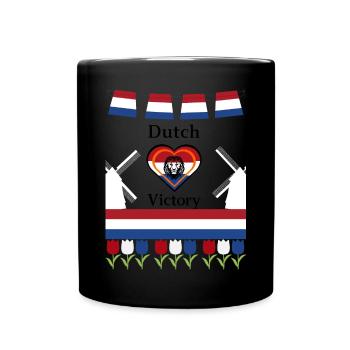 Victoire néerlandaise - Mug uni - noir - Devant