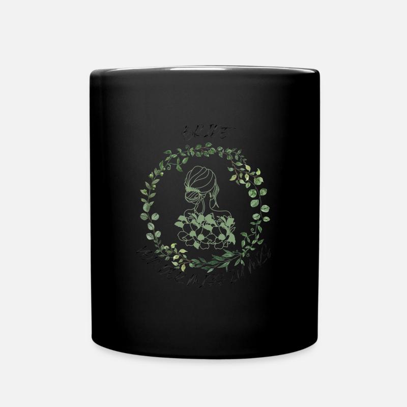 Bride from the miss to mrs bachelorette party - Full Colour Mug - black