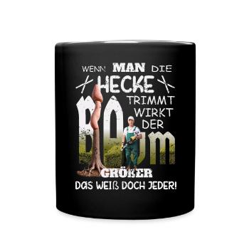 Grand Arbre À Pénis - Mug uni - noir - Devant