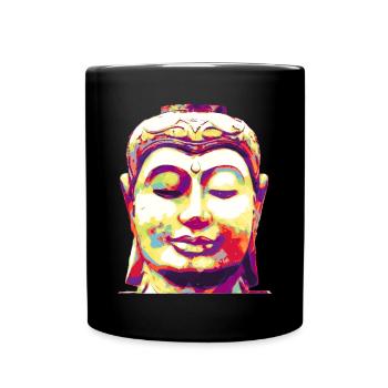 Buddha - Full Colour Mug - black - Front