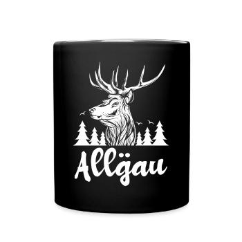 Allgäu - Full Colour Mug - black - Front