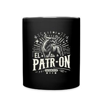 El PatrOn Bull Logo - Full Colour Mug - black - Front