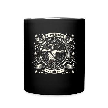 El Patron Western Silhouette - Full Colour Mug - black - Front