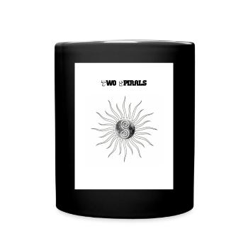 Two Spirals - Art 2 - Full Colour Mug - black - Front