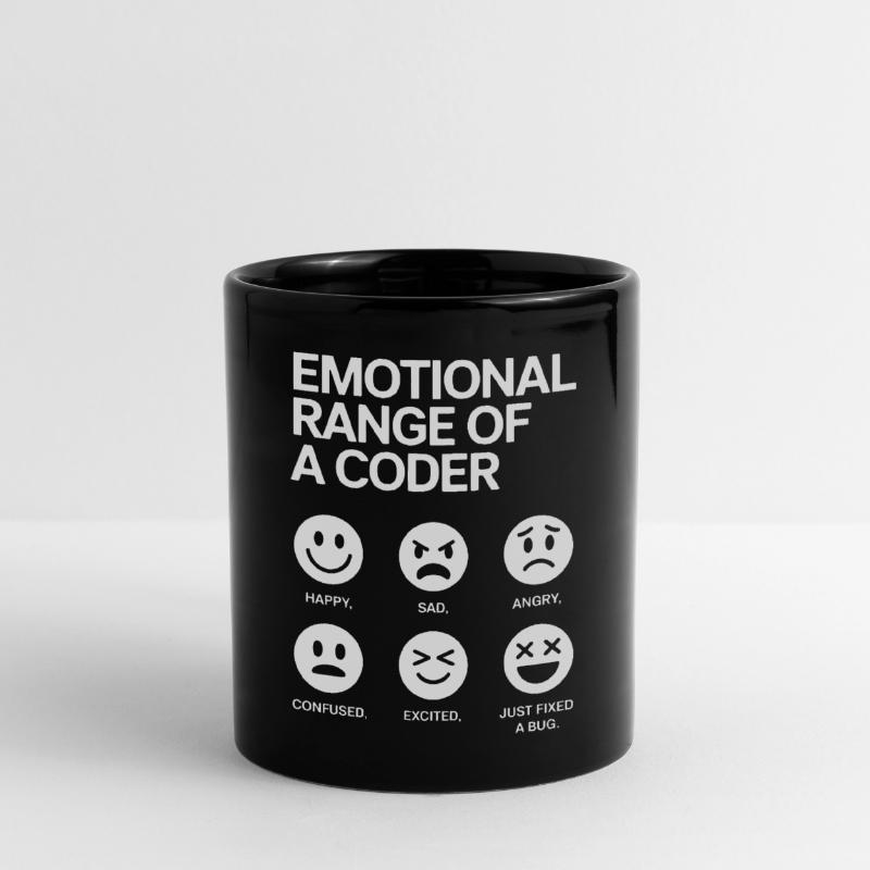 Gamme émotionnelle d’un codeur Mug uni