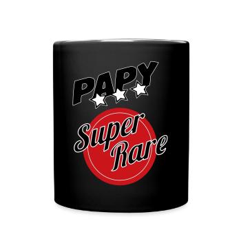 Super rare grandpa - Full Colour Mug - black - Front