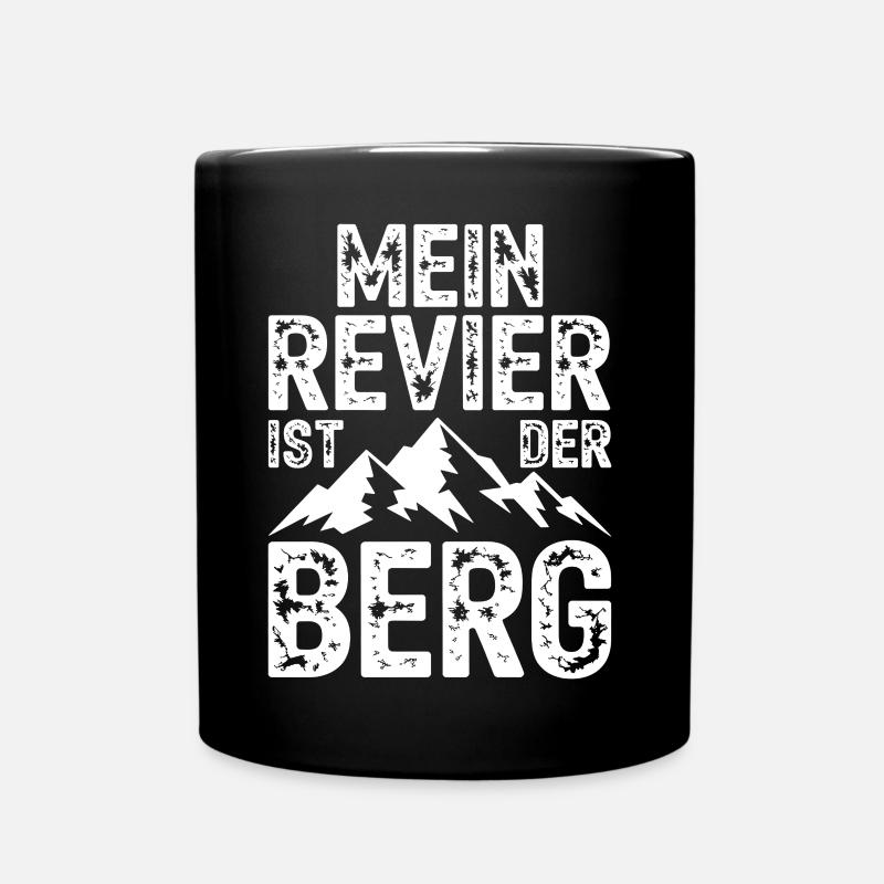 Mon territoire, c’est la montagne - Mug uni - noir