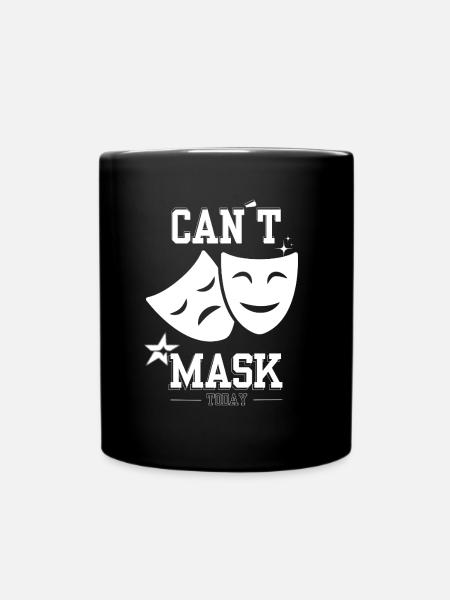 Can’t Mask Today – Neurodivergent Energy Drain - Tasse einfarbig - Schwarz