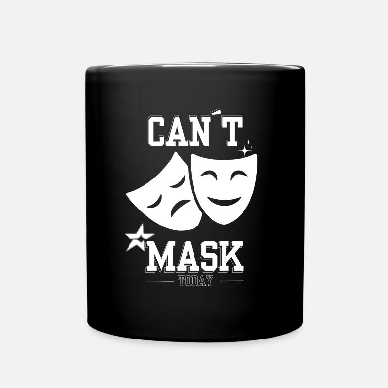 Can’t Mask Today – Neurodivergent Energy Drain - Tasse einfarbig - Schwarz