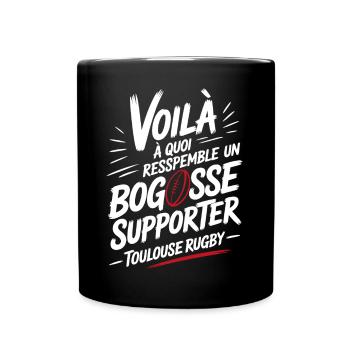 Bogosse Supporter Rugby Toulouse - Mug uni - noir - Devant