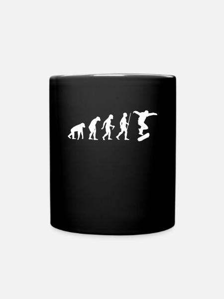 skateboard - Full Colour Mug - black