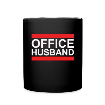 Office Husband - funny for the second husband - Full Colour Mug - black - Front