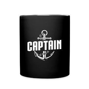 Chemise capitaine - Mug uni - noir - Devant