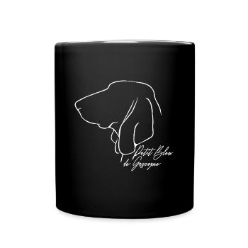 PETIT BLEU DE GASCOGNE Profil Cadeau Wilsign - Mug uni - noir - Devant