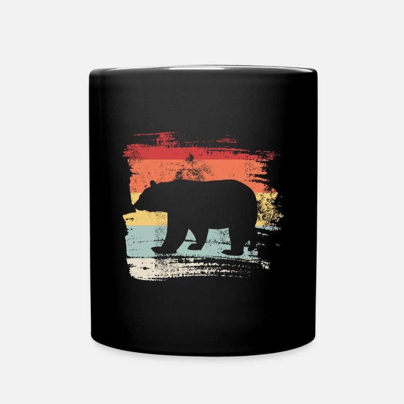 Ours canada cadeau gros ours ours brun protection des animaux - Mug uni - noir
