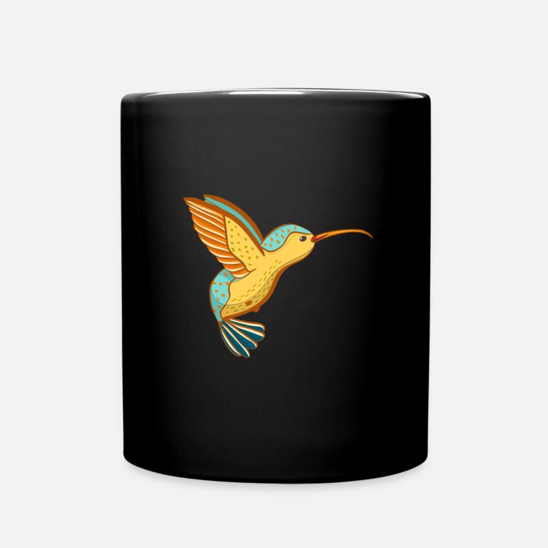 Kolibri - Tasse einfarbig - Schwarz