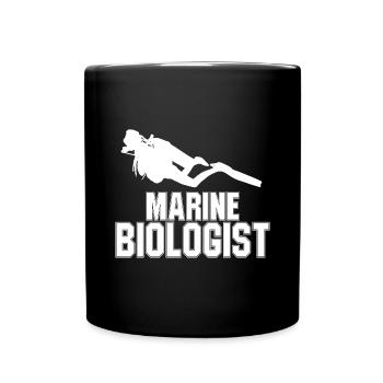 Biologie marine - Mug uni - noir - Devant