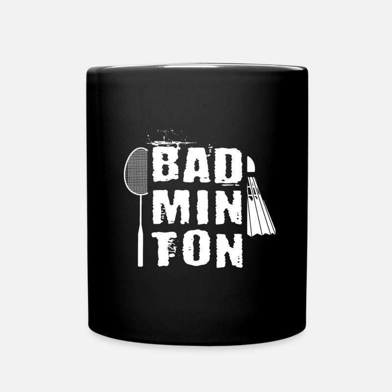 Badminton - Tasse einfarbig - Schwarz