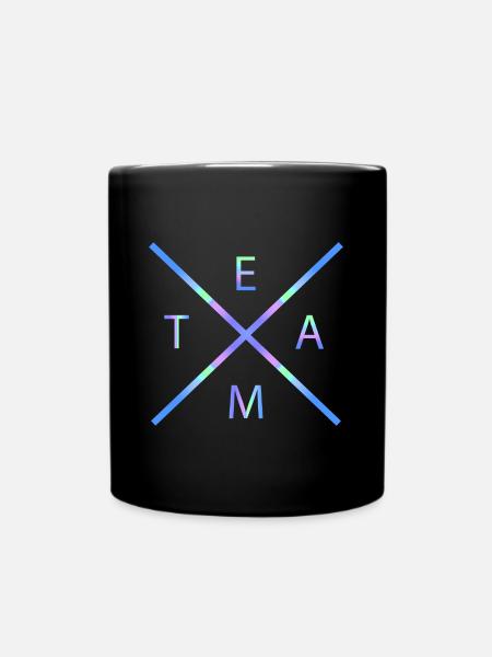 Team - Tasse einfarbig - Schwarz