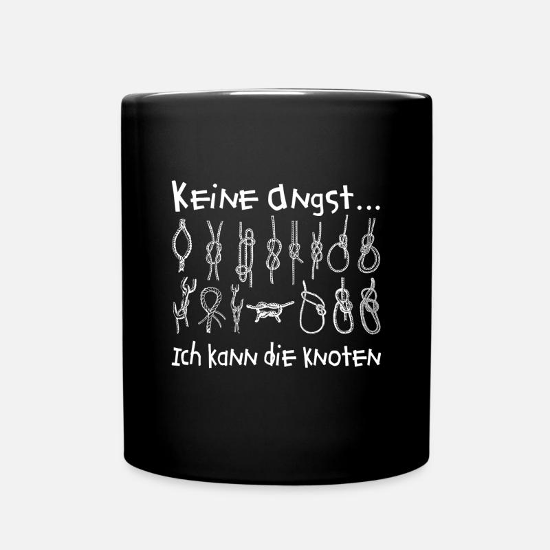 Seemannsknoten - Tasse einfarbig - Schwarz