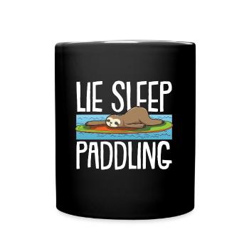 Stand up paddling SUP paresseux - Mug uni - noir - Devant