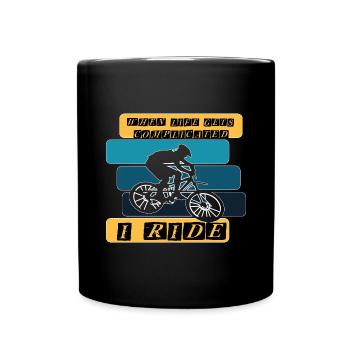 Cyclistes Cyclistes Cyclistes - Mug uni - noir - Devant