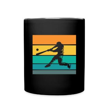 Joueur de baseball Baseball Batteur de batte de baseball - Mug uni - noir - Devant