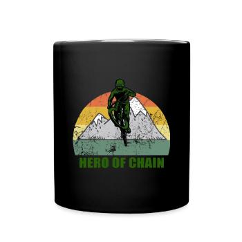 Vélo de montagne Cyclisme Cyclisme Cyclisme - Mug uni - noir - Devant