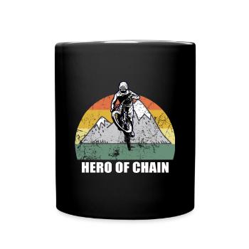 Vélo de montagne Cyclisme Cyclisme Cyclisme - Mug uni - noir - Devant