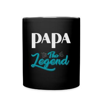 Papa The Legend - Full Colour Mug - black - Front