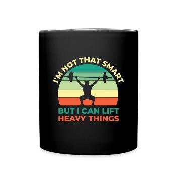 Musculation Force Strong Fitness Power Triathlon - Mug uni - noir - Devant
