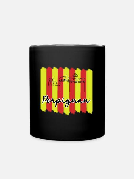 OBV - Perpignan sang & or - Mug uni - noir