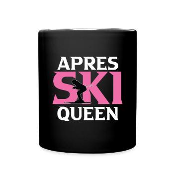 Ski Sking Snowboard Sports d’hiver Skieurs - Mug uni - noir - Devant