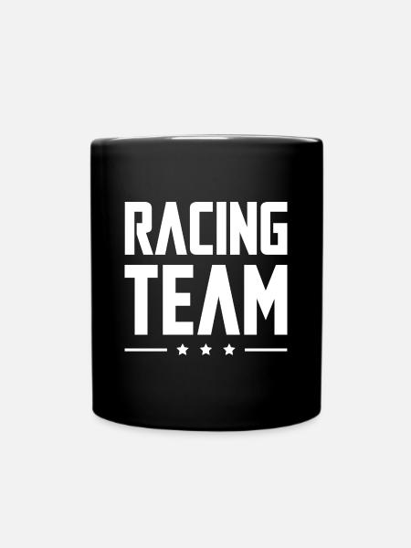 Racing Team - Tasse einfarbig - Schwarz