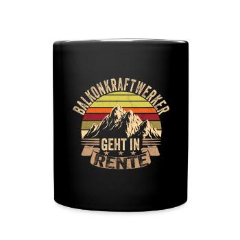 Solaranlage - Tasse einfarbig - Schwarz - Vorne