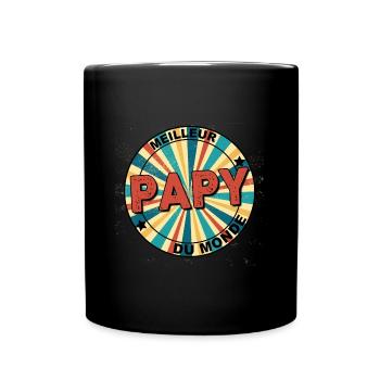 Meilleur papy du monde - Mug uni - noir - Devant