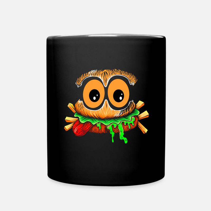 Der schreckliche Snack - Tasse einfarbig - Schwarz